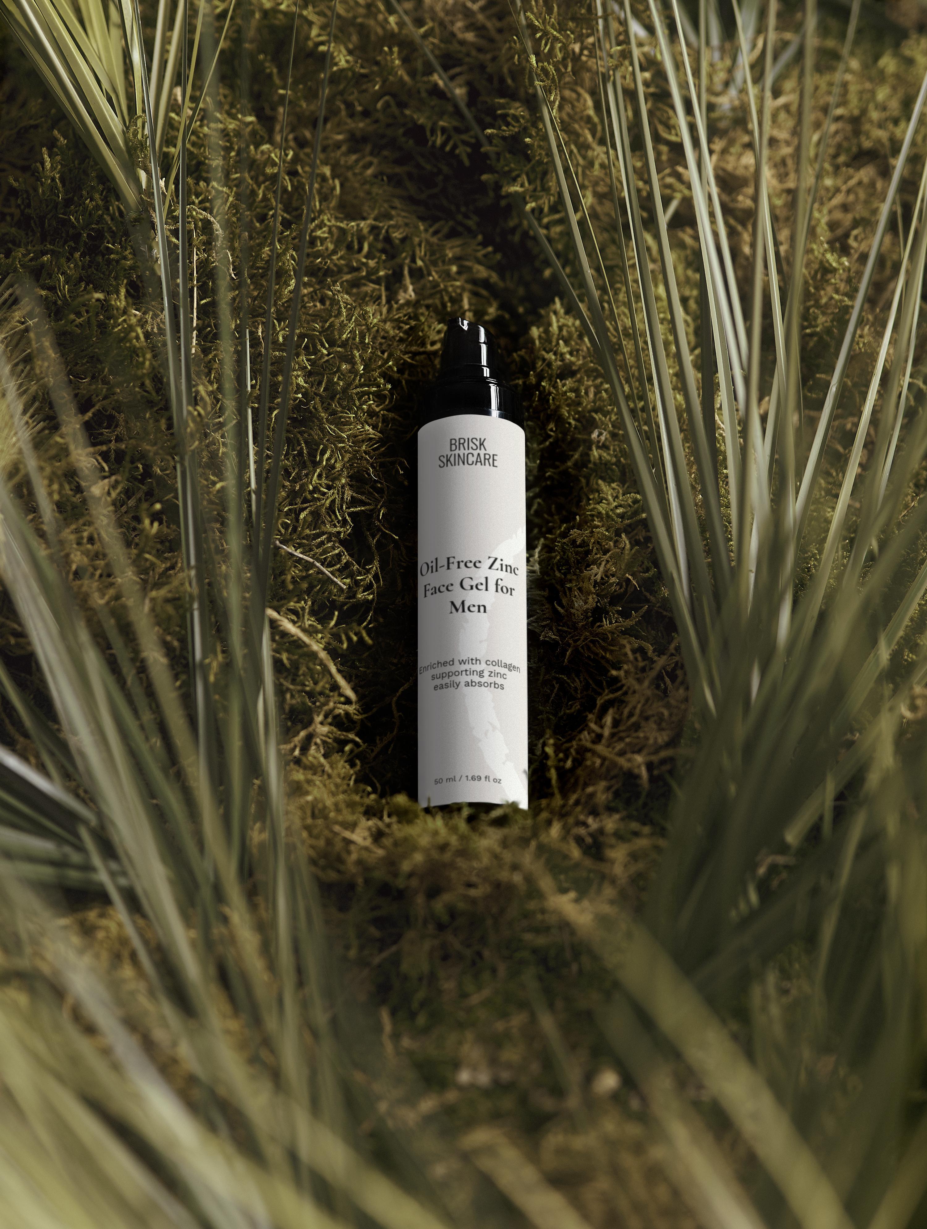 Oil-Free Zinc Face Gel for Men – BriskSkincare.com